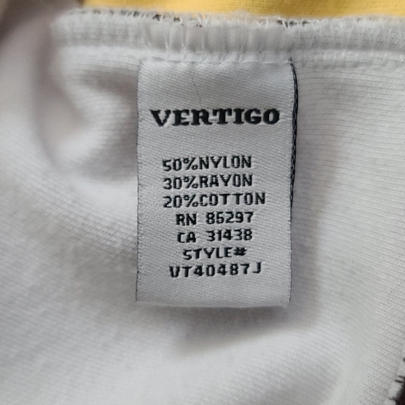 Vertigo Paris Zip Hoodie Track Jacket Size Medium White - Picture 2 of 7